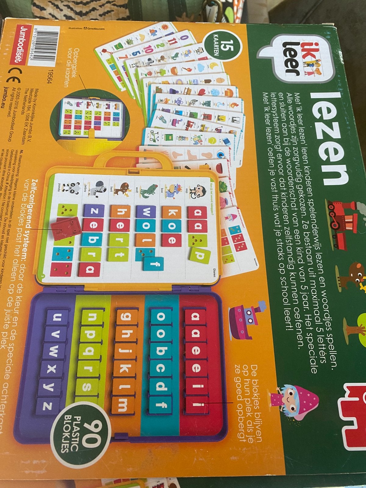 Ik leer lezen spel, Hobby en Vrije tijd, Gezelschapsspellen | Overige, Een of twee spelers, Verzenden, Zo goed als nieuw