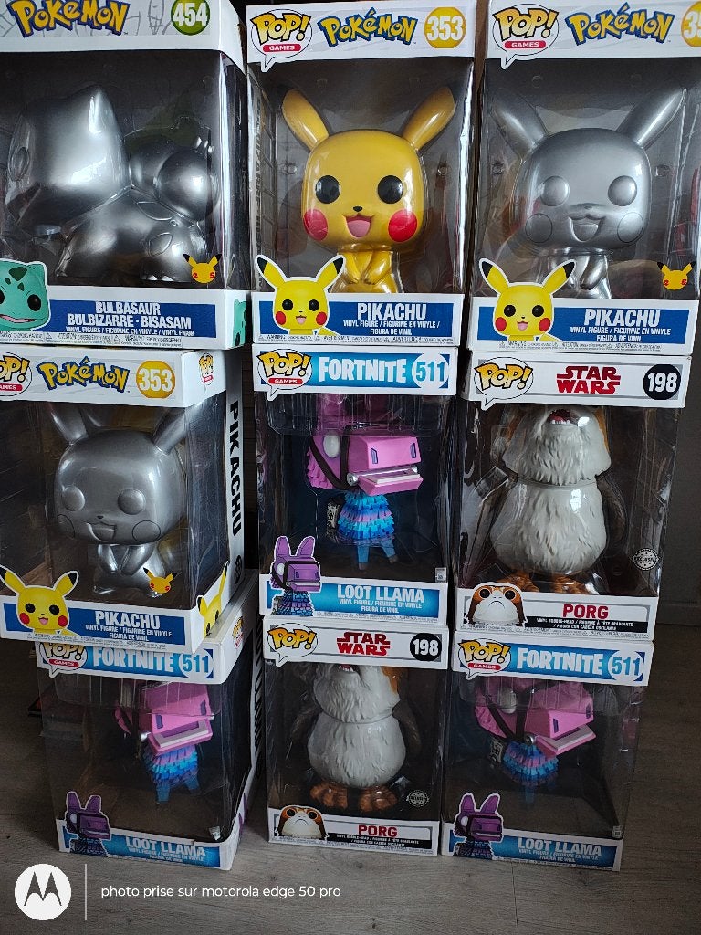 Funko pops XL Pikachu, Pokemon Bulbasaur etc, Enlèvement ou Envoi, Comme neuf