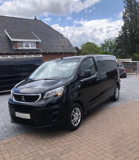Peugeot Expert Combi 2.0 BlueHdi L2-H1 99.000KM 2019, Zwart, Leder, Bedrijf, Te koop