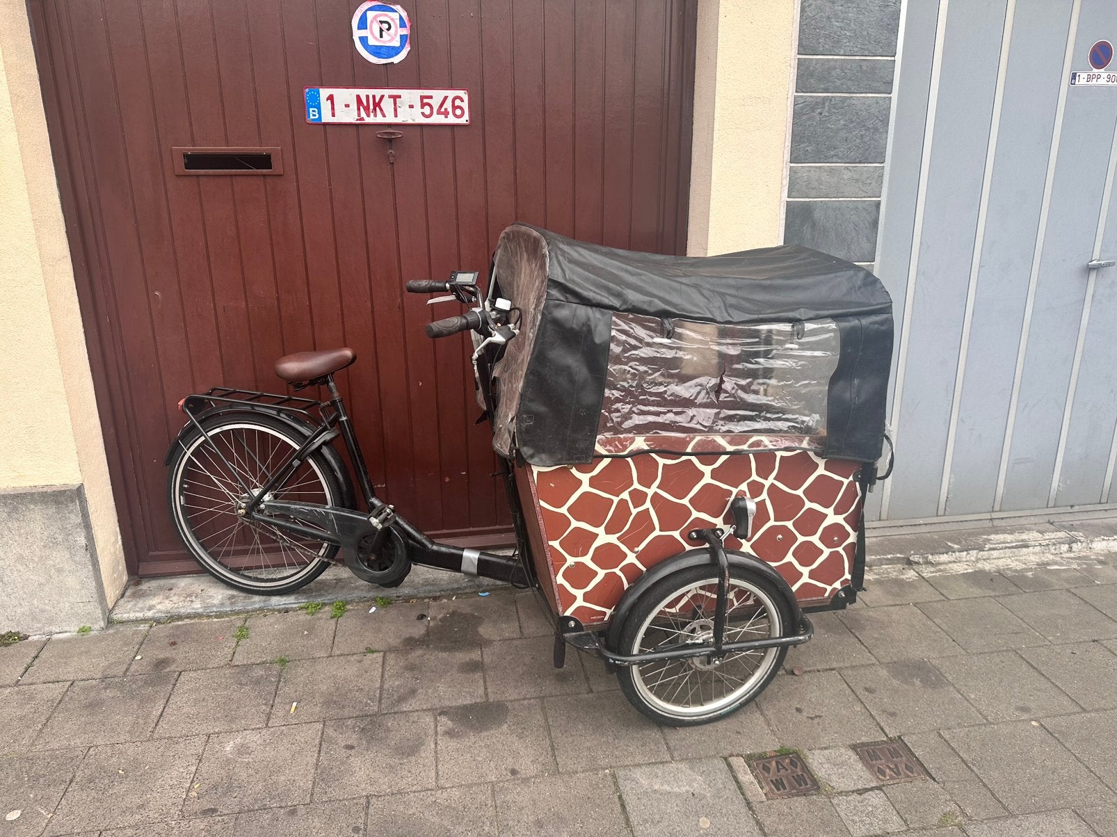Elektrische bakfiets Babboe, Fietsen en Brommers, Ophalen, Gebruikt, Elektrisch