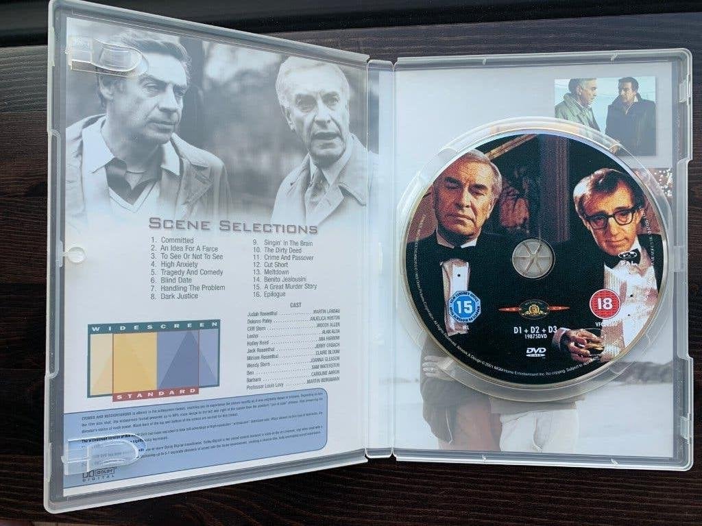 Misdaden en misdrijven (DVD), Ophalen of Verzenden, Zo goed als nieuw, Overige genres