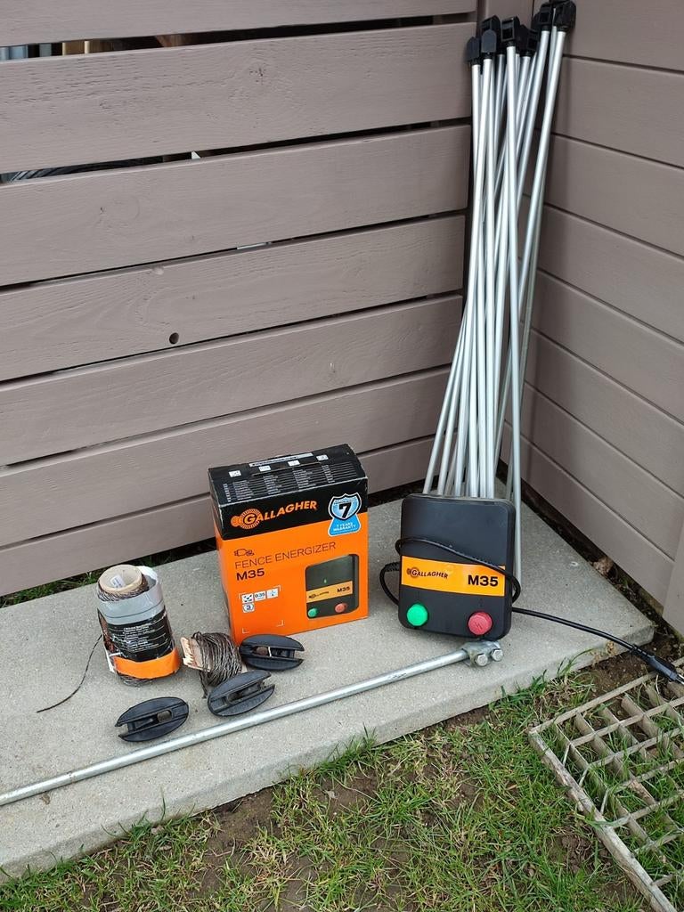 Gallagher M35 schrikdraad set compleet, Tuin en Terras, Ophalen, Gebruikt