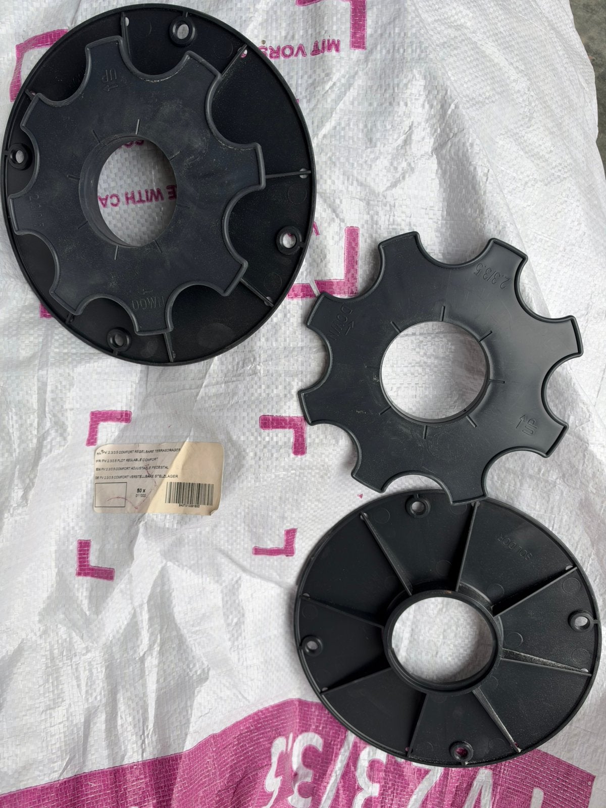 Solidor terrasdragers tegeldragers, Ophalen, Nieuw, Kunststof, Overige typen