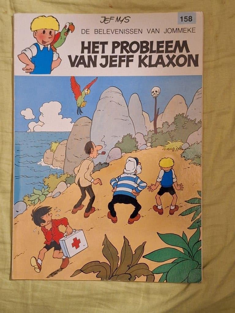 Jommeke 158: het probleem van Jeff Klaxon, Une BD, Enlèvement ou Envoi, Comme neuf
