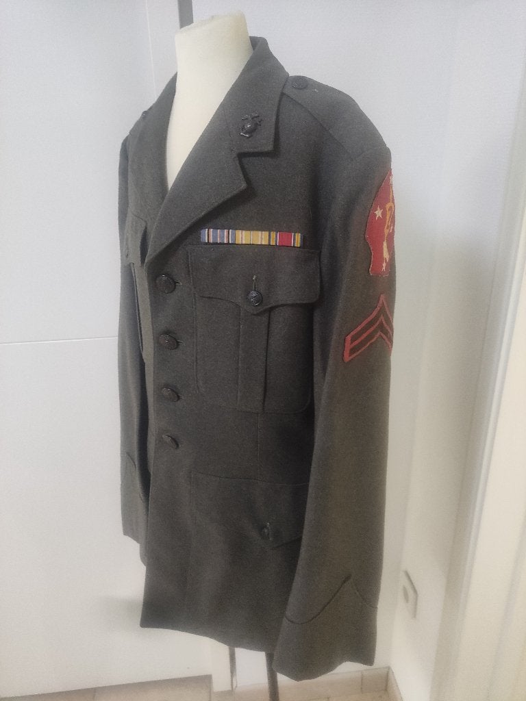 WW2 USMC jacket, Verzamelen, Militaria | Tweede Wereldoorlog, Ophalen of Verzenden, Marine, Kleding of Schoenen