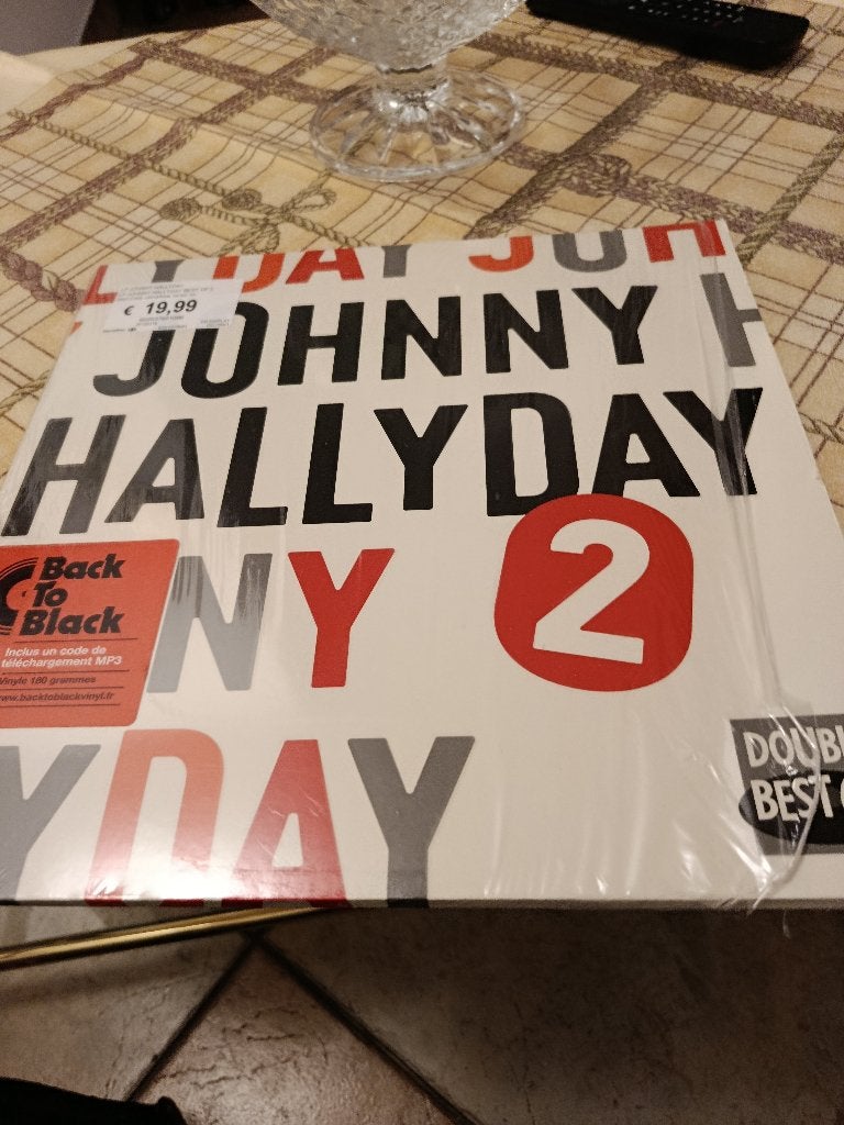 Johnny Hallyday -double best of vol 2, 12 pouces, Enlèvement ou Envoi, Pop, Comme neuf