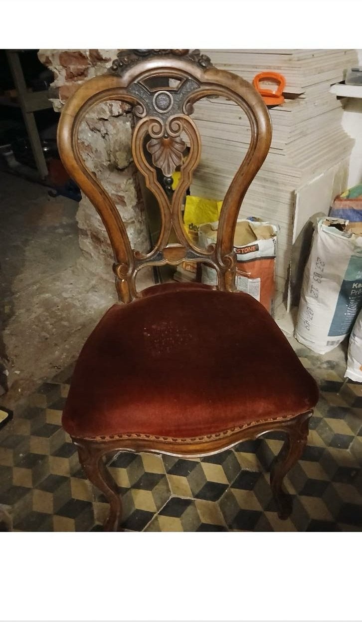 Set van 6 antieke Louis Philippe stoelen, Ophalen