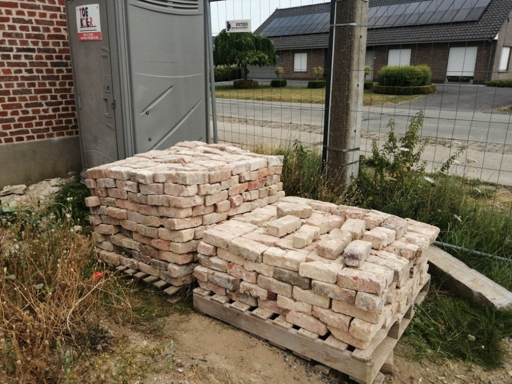 bakstenen Zuienkerkse moef, Doe-het-zelf en Bouw, Metselstenen, Ophalen, Nieuw, Bakstenen
