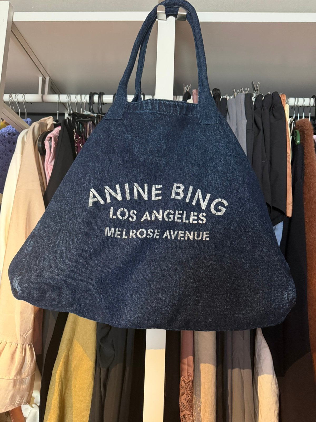 Authentique sac Anine Bing, Enlèvement, Neuf, Bleu, Sac à main