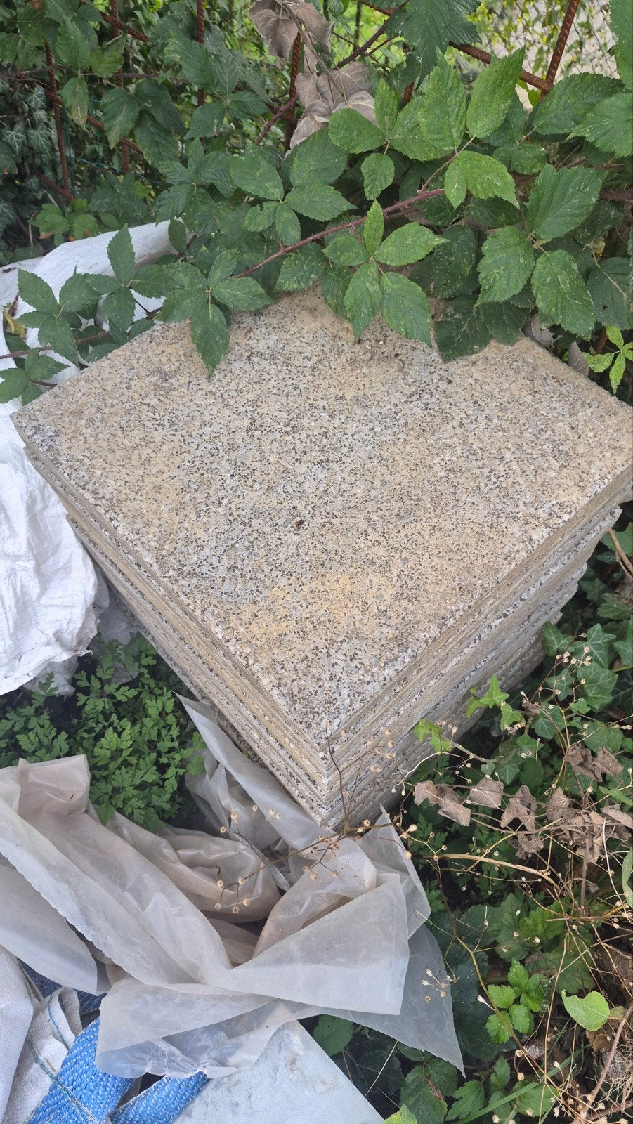 Terrastegels 40cm op 40cm van 3cm dik, Enlèvement