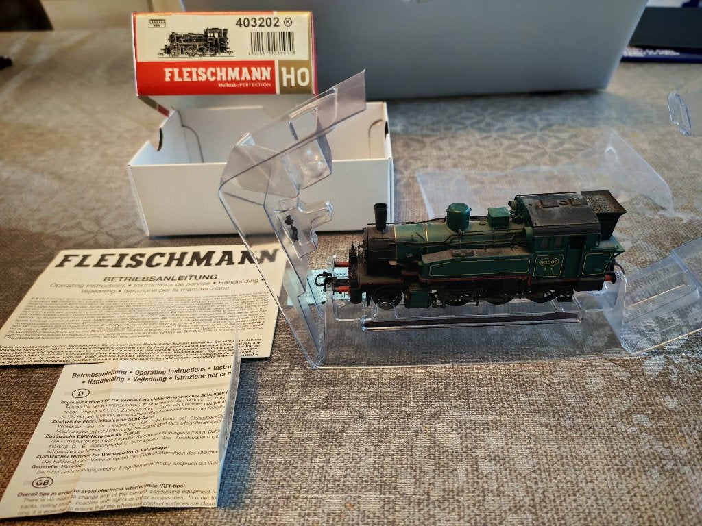 Fleischmann 403202 - Locomotive à vapeur Série 93 SNCB - HO, Analogique, Enlèvement ou Envoi, Fleischmann, Locomotive