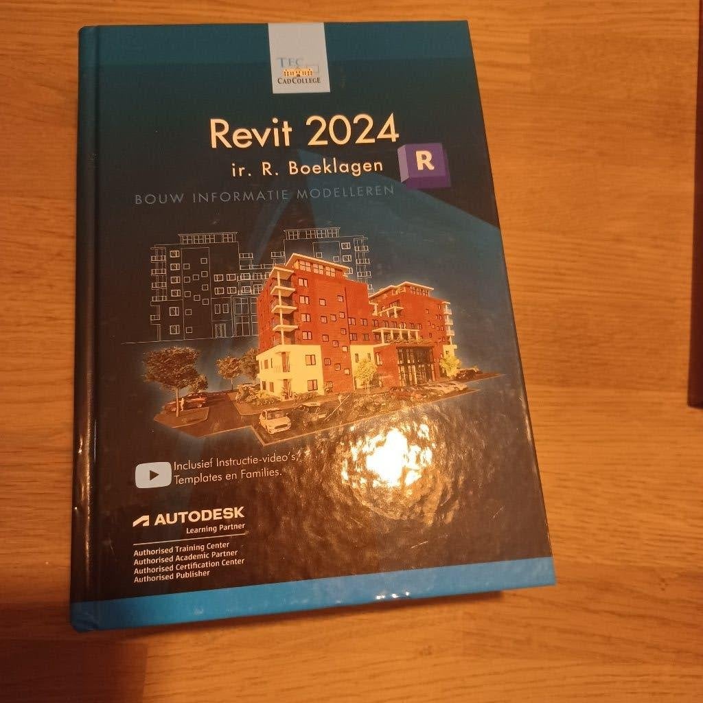 Boek Revit 2024, Boeken, Ir. R. Boeklagen - CadCollege, Software, Nieuw, Ophalen of Verzenden