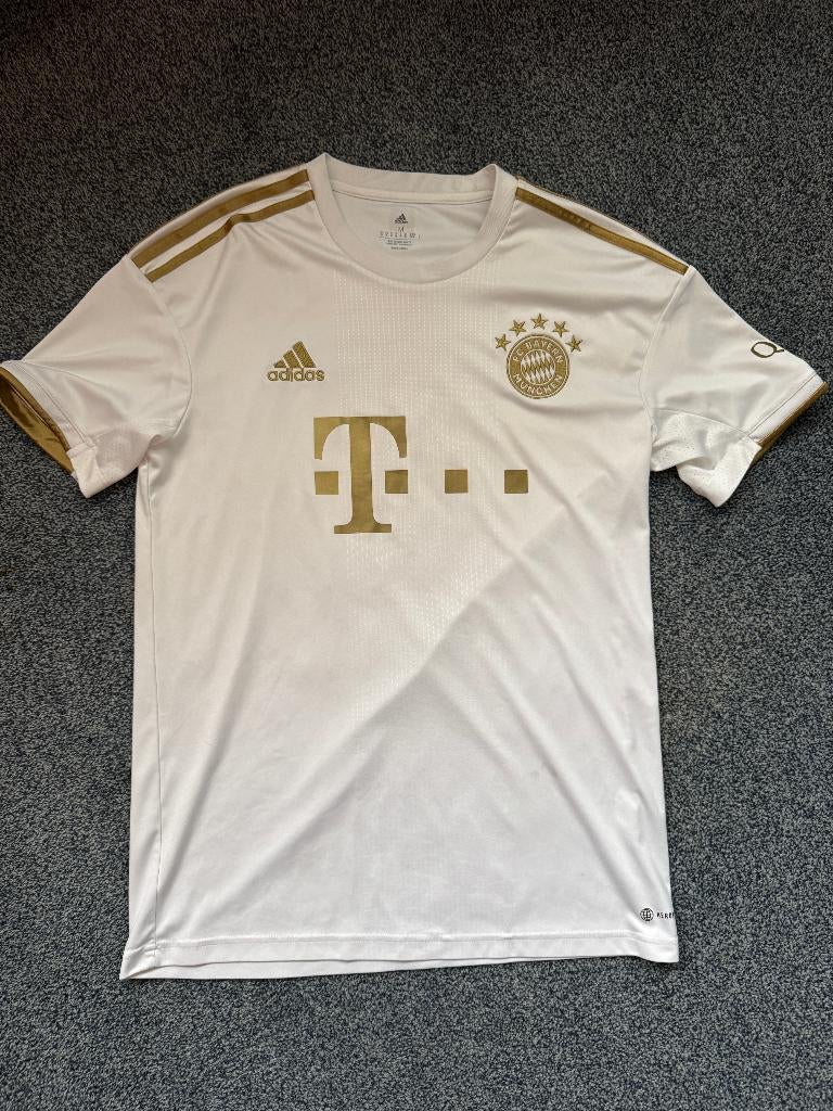 Bayern München 2022/23 uitshirt #10 Sané, Maat M, Ophalen of Verzenden, Zo goed als nieuw, Shirt