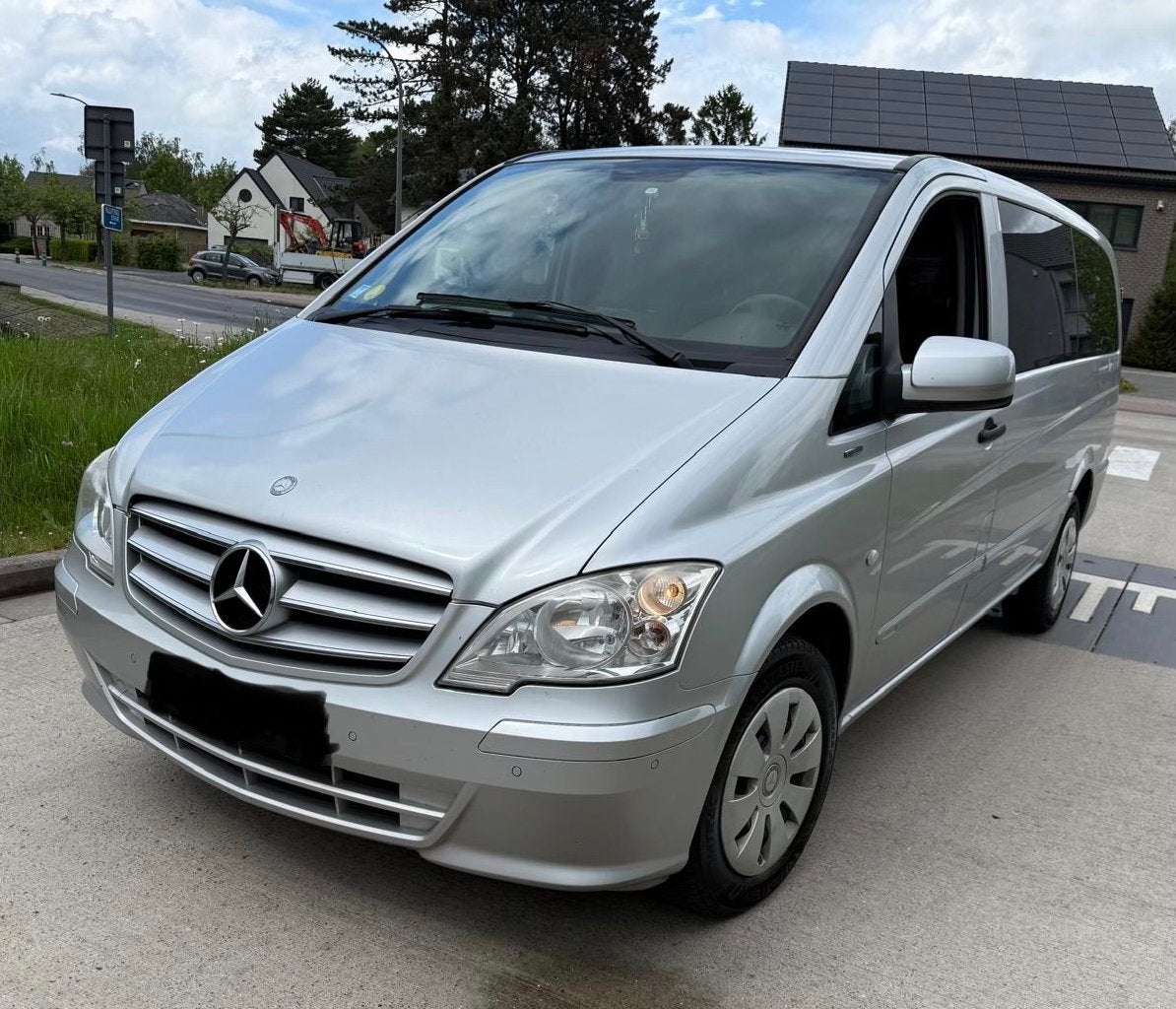 Mercedes vito dubbel cabine, Autos, 100 kW, Argent ou Gris, Achat, Boîte manuelle