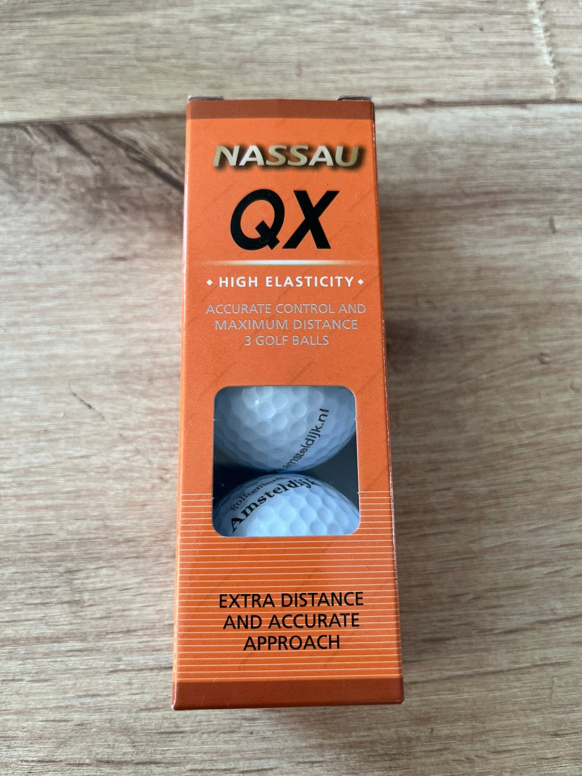 Nieuwe golfballen Nassau QX – ongebruikt – 3 stuks, Enlèvement, Neuf, Balle(s)