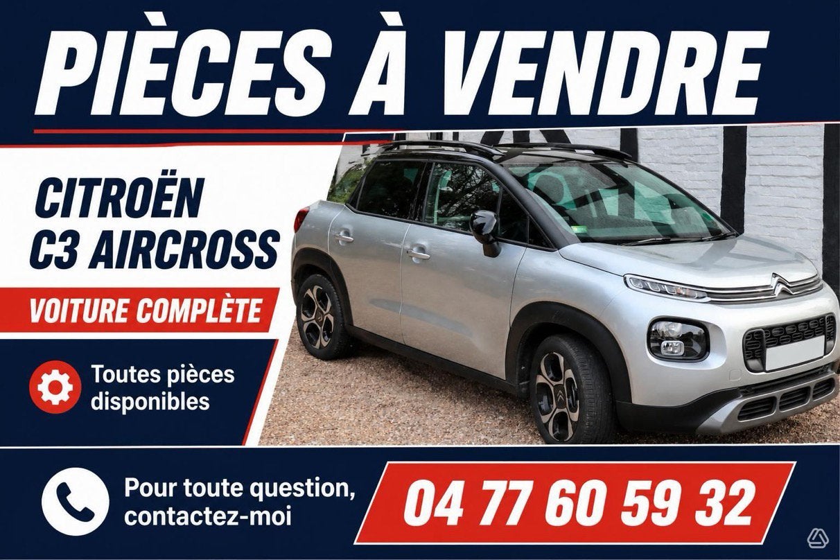 Toutes pieces citroen c3 aicros 2019  35000 km, Auto-onderdelen, Ophalen, Citroën