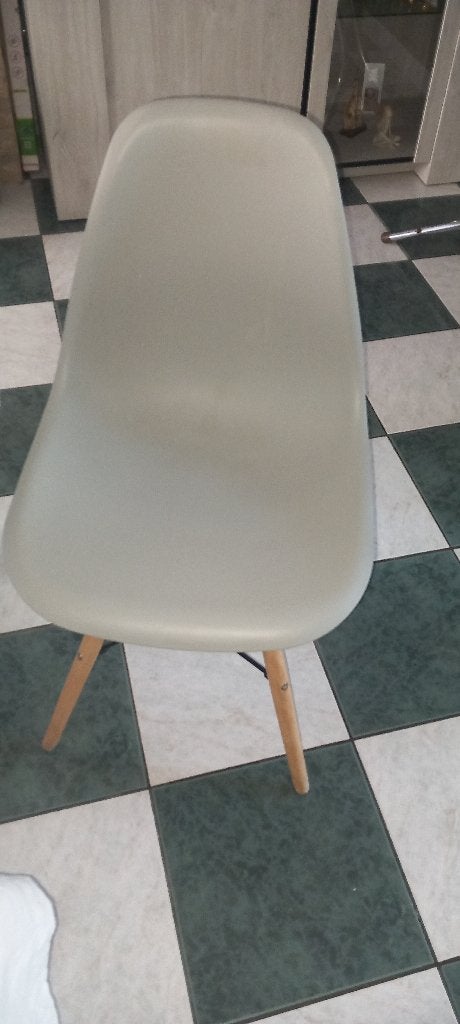 Chaises, Maison & Meubles, Bois, Trois, Gris, Comme neuf