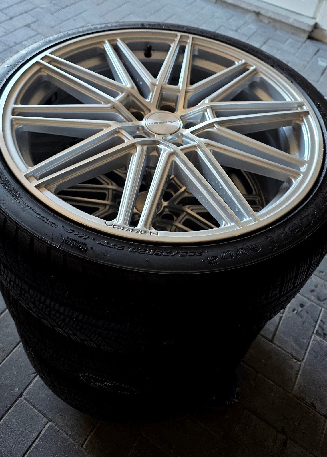 Mooie set Originele Vossen 20inch mt Hankook winterice 5x112, Autos : Pièces & Accessoires, Enlèvement, Jante(s)