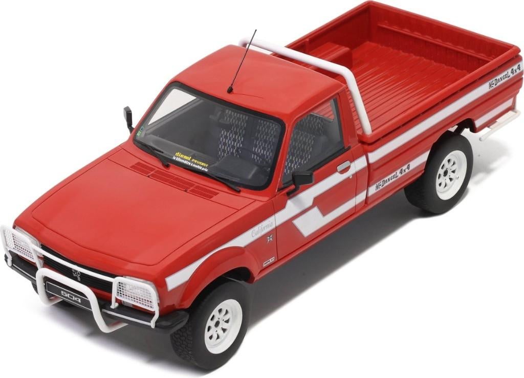 Peugeot 504 Pick Up Dangel Rouge Pompier EKB 1993, Enlèvement ou Envoi, Neuf, Voitures