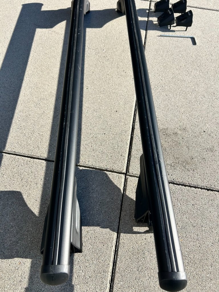 Menabo Tiger zwarte dakdragers – set van 2, Ophalen, Gebruikt