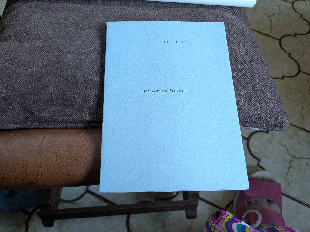 Positief denken, Livres, Psychologie, Enlèvement ou Envoi, FA Claes, Comme neuf, Autres sujets/thèmes