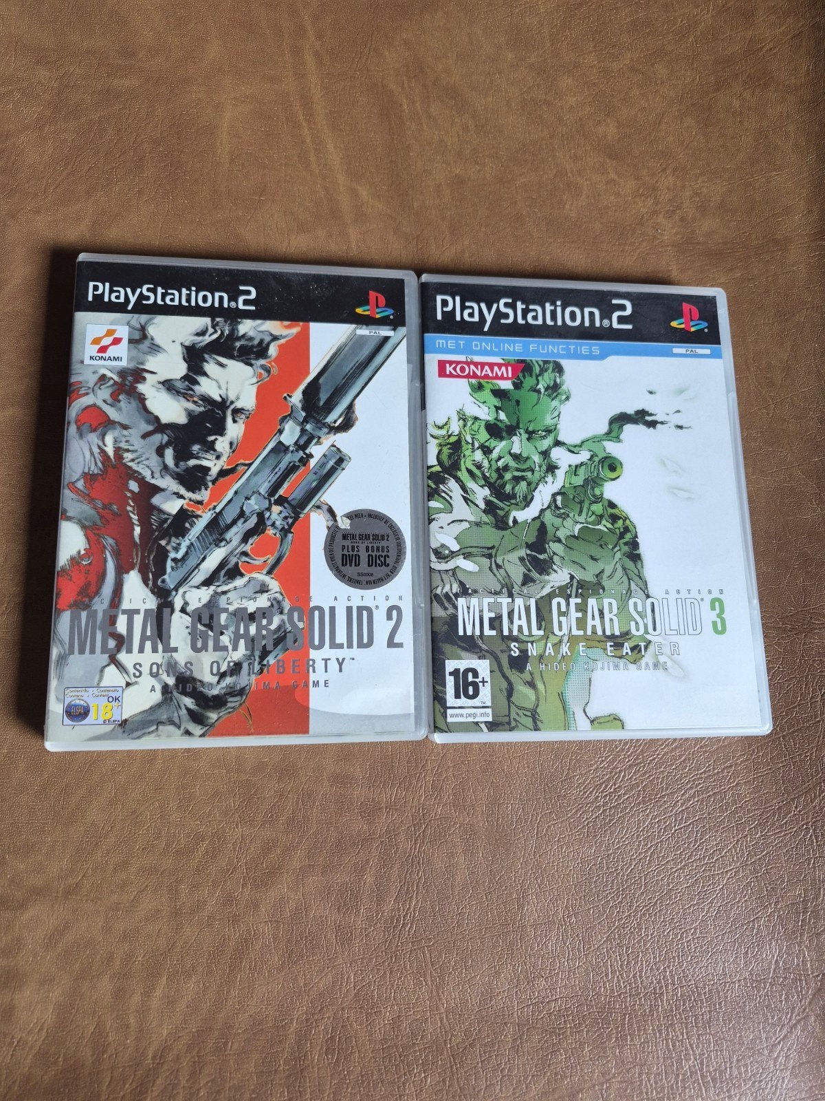 Metal Gear Solid 2 et 3 pour PlayStation 2, Enlèvement ou Envoi
