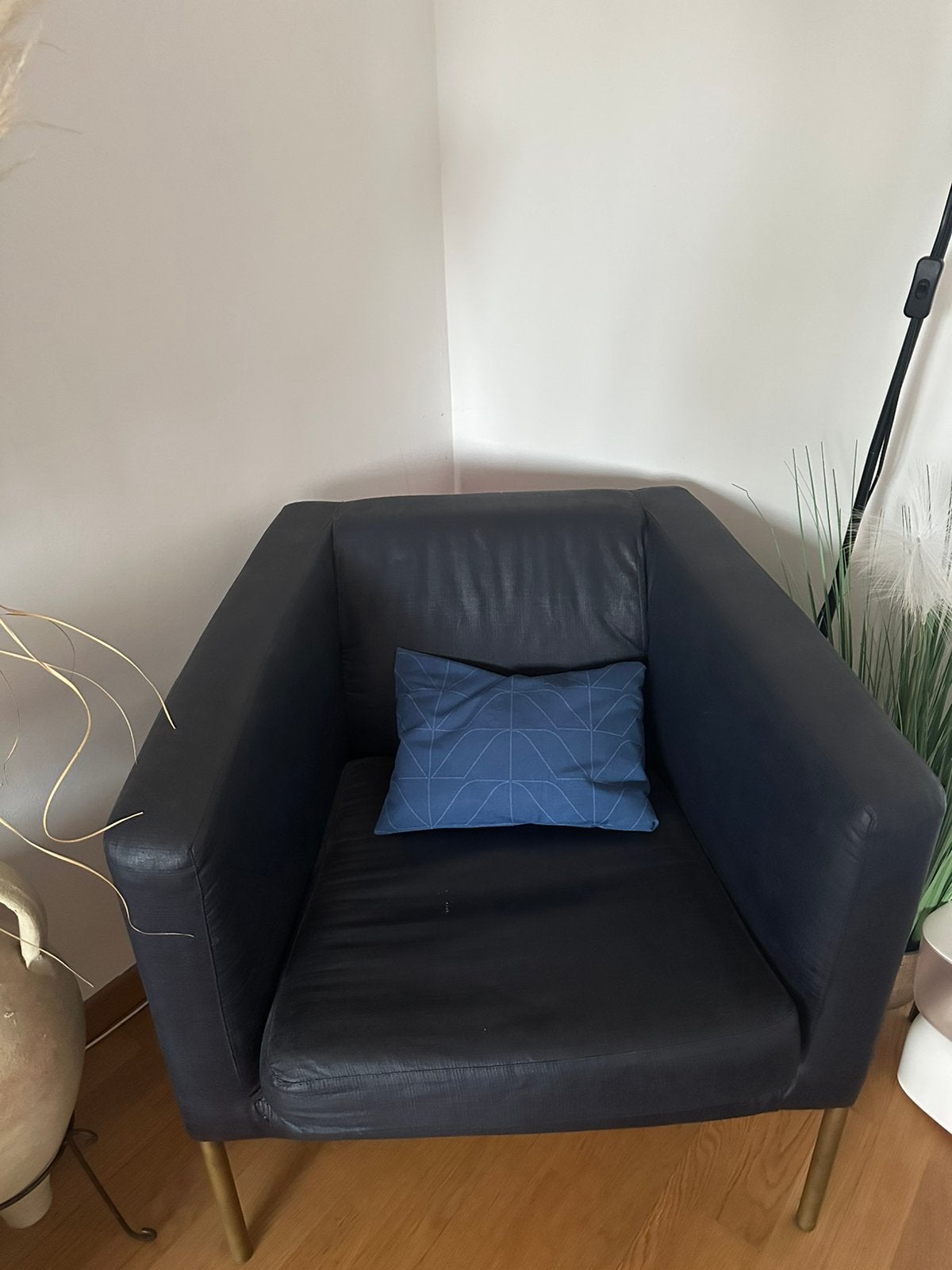 Fauteuil met één stoel, Ophalen, Gebruikt, Eenpersoons, Stof