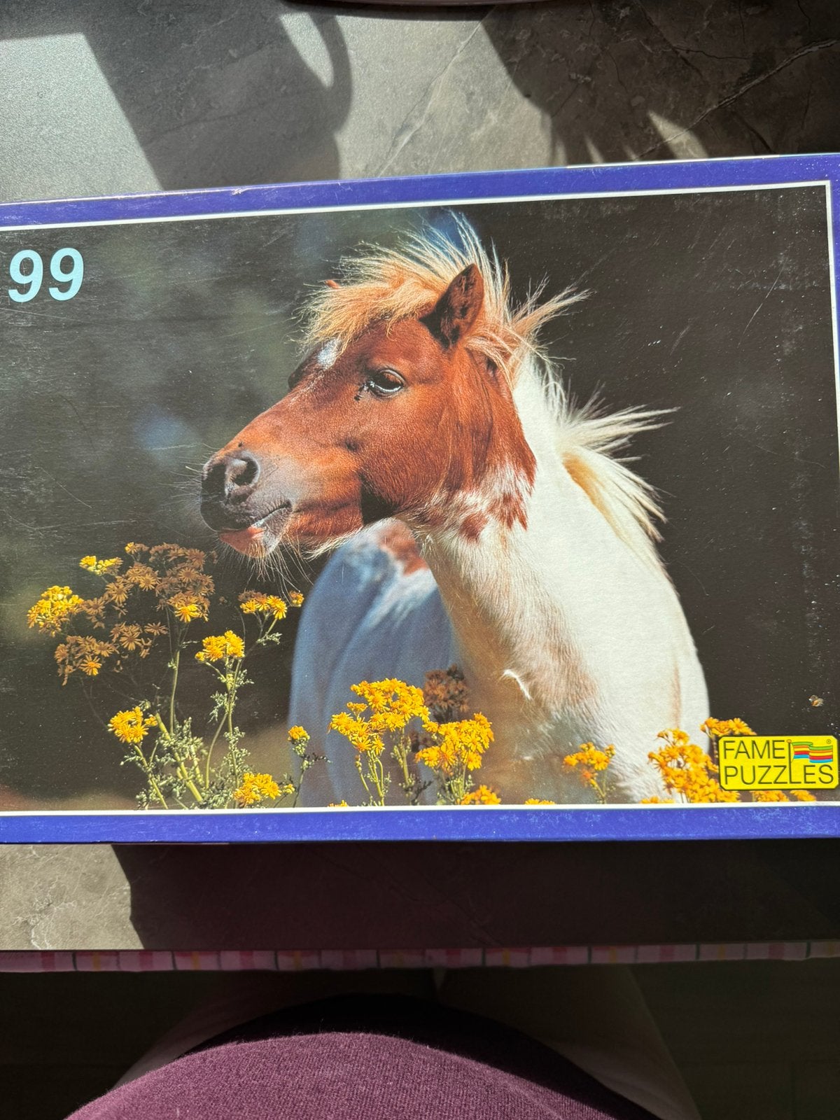 Kinderpuzzel paardenkop, Kinderen en Baby's, Ophalen of Verzenden, Meer dan 50 stukjes, Gebruikt, 6 jaar of ouder