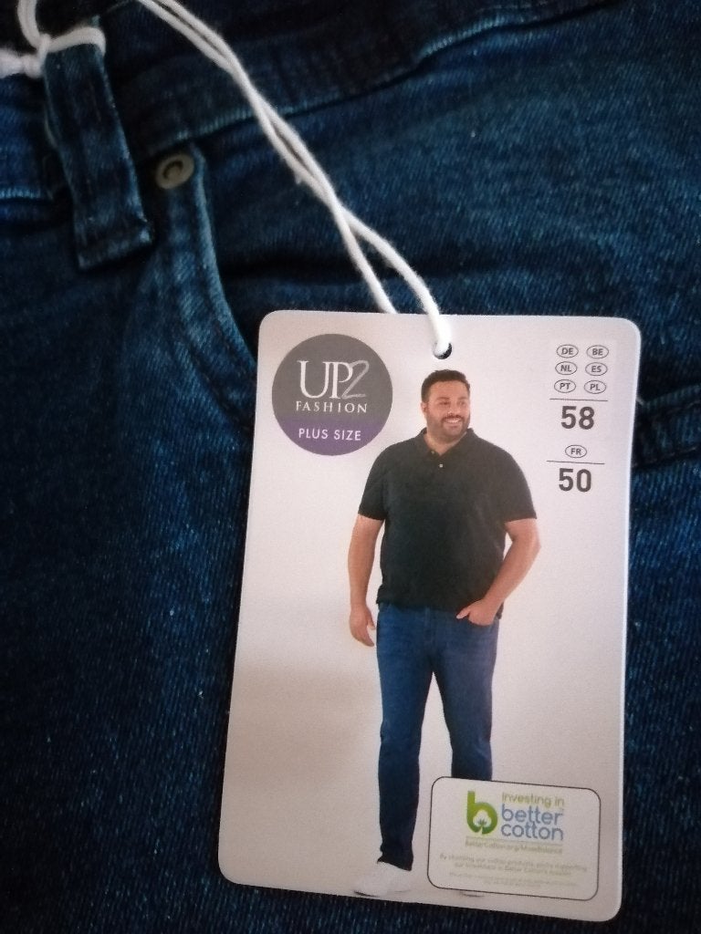 NIEUWE jeansbroek maat 58, Ophalen of Verzenden, Nieuw, Blauw, W40 - W42 (confectie 56/58)