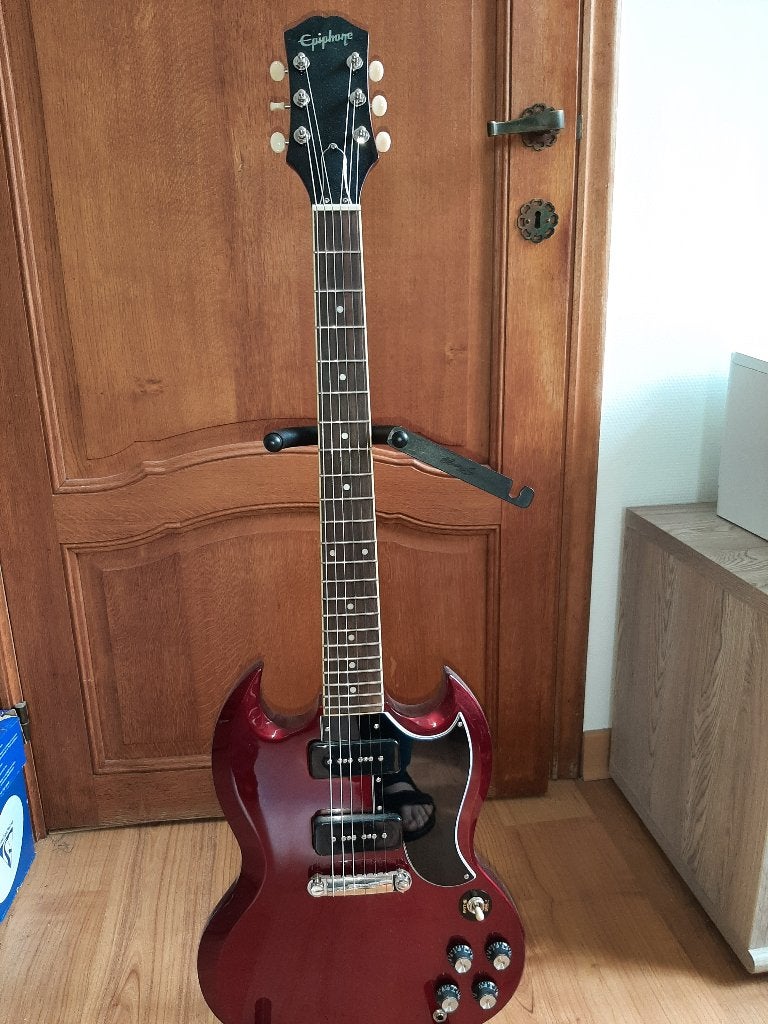 Epiphone SG Special P-90 Sparkling Burgundy, Musique & Instruments, Enlèvement, Comme neuf, Solid body, Epiphone