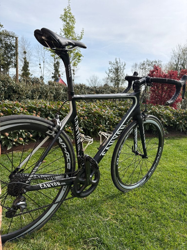 Koersfiets Canyon Aeroad + Dura-Ace wielen, Vélos & Vélomoteurs, Vélos | Vélos de course, Comme neuf, Hommes, Autres marques, 10 à 15 vitesses