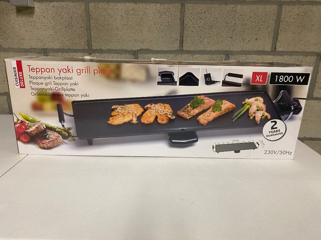 Teppanyaki gril plaat 70 cm, Elektronische apparatuur, Ophalen, Gebruikt, Tafelgrill