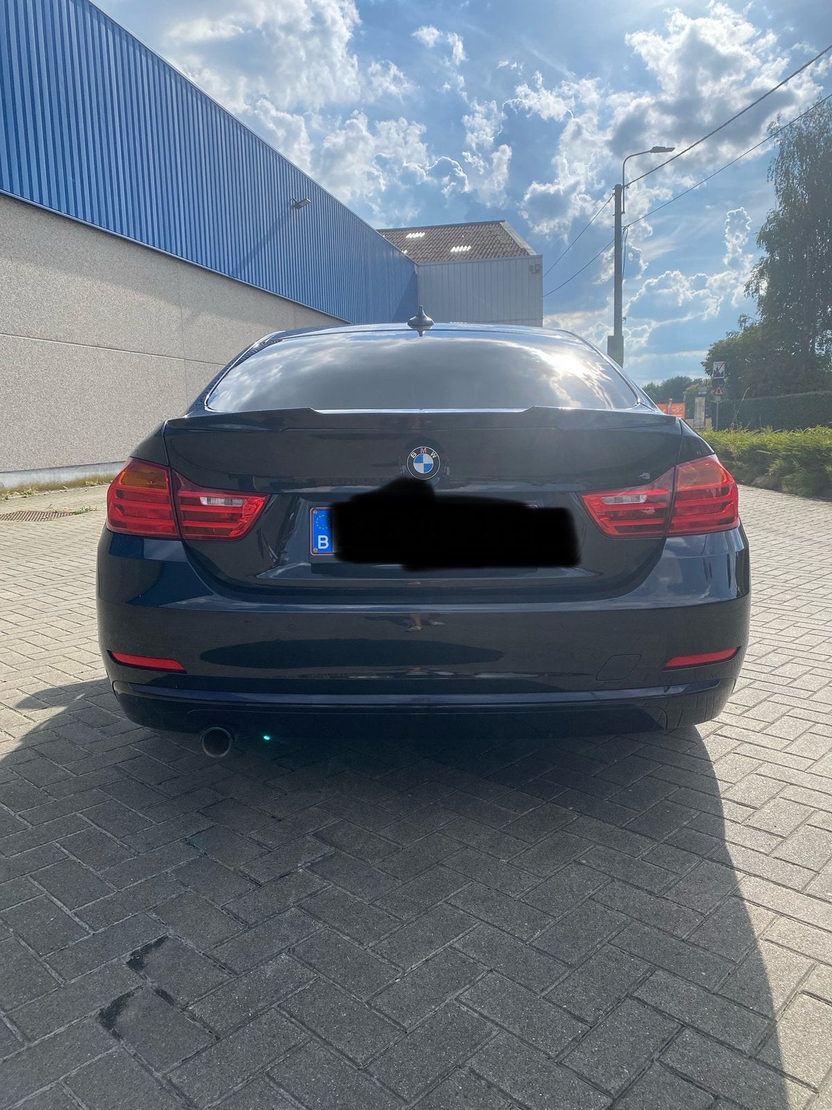 BMW 4 reeks Gran Coupé, Auto's, Automaat, 4 deurs, Zwart, Diesel