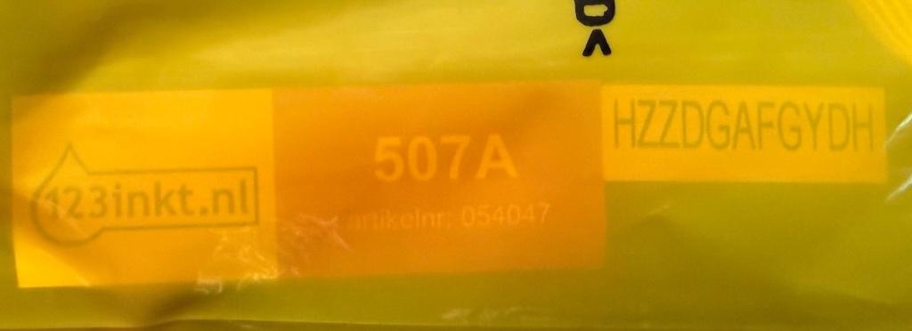 Toner Color LaserJet Magenta A507, Ophalen, Nieuw, Toner, HP door 123INK
