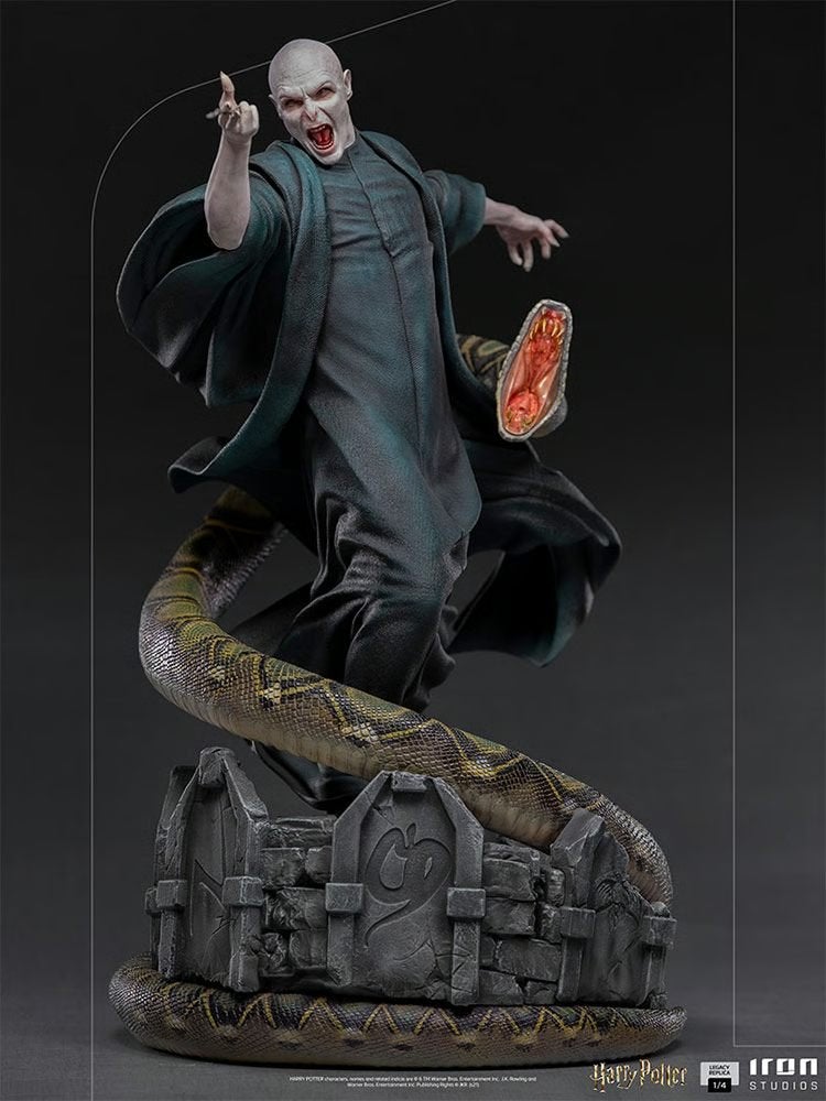 No Sideshow Voldemort & Nagin HARRY POTTER – IRON STUDIOS, Ophalen, Zo goed als nieuw, Replica