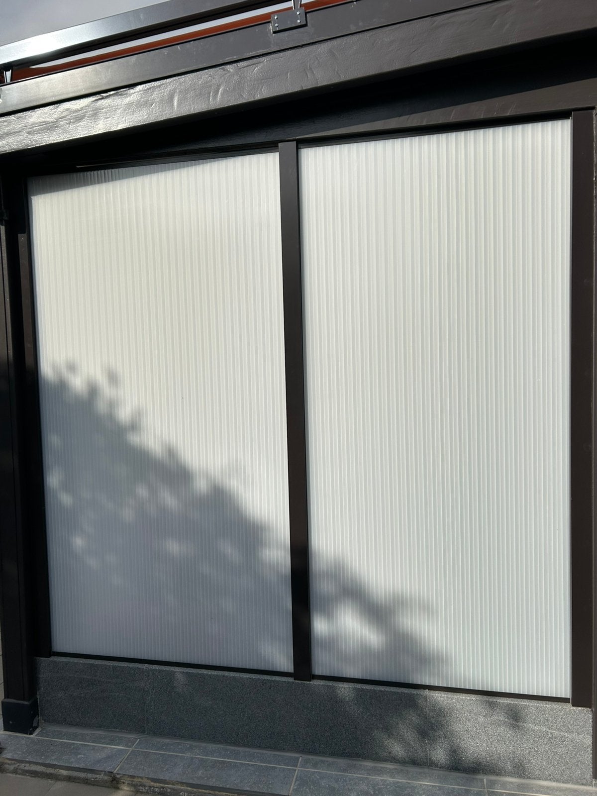 6 polycarbonaat platen met profielen, Bricolage & Construction, Châssis & Portes coulissantes, Enlèvement, Utilisé, Synthétique