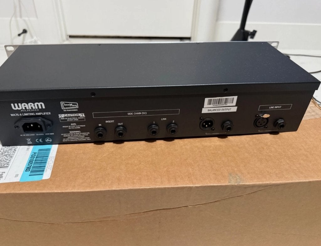 Compresseur FET discret à voix vintage Warm Audio WA76-A, Enlèvement ou Envoi, Utilisé, Compresseur