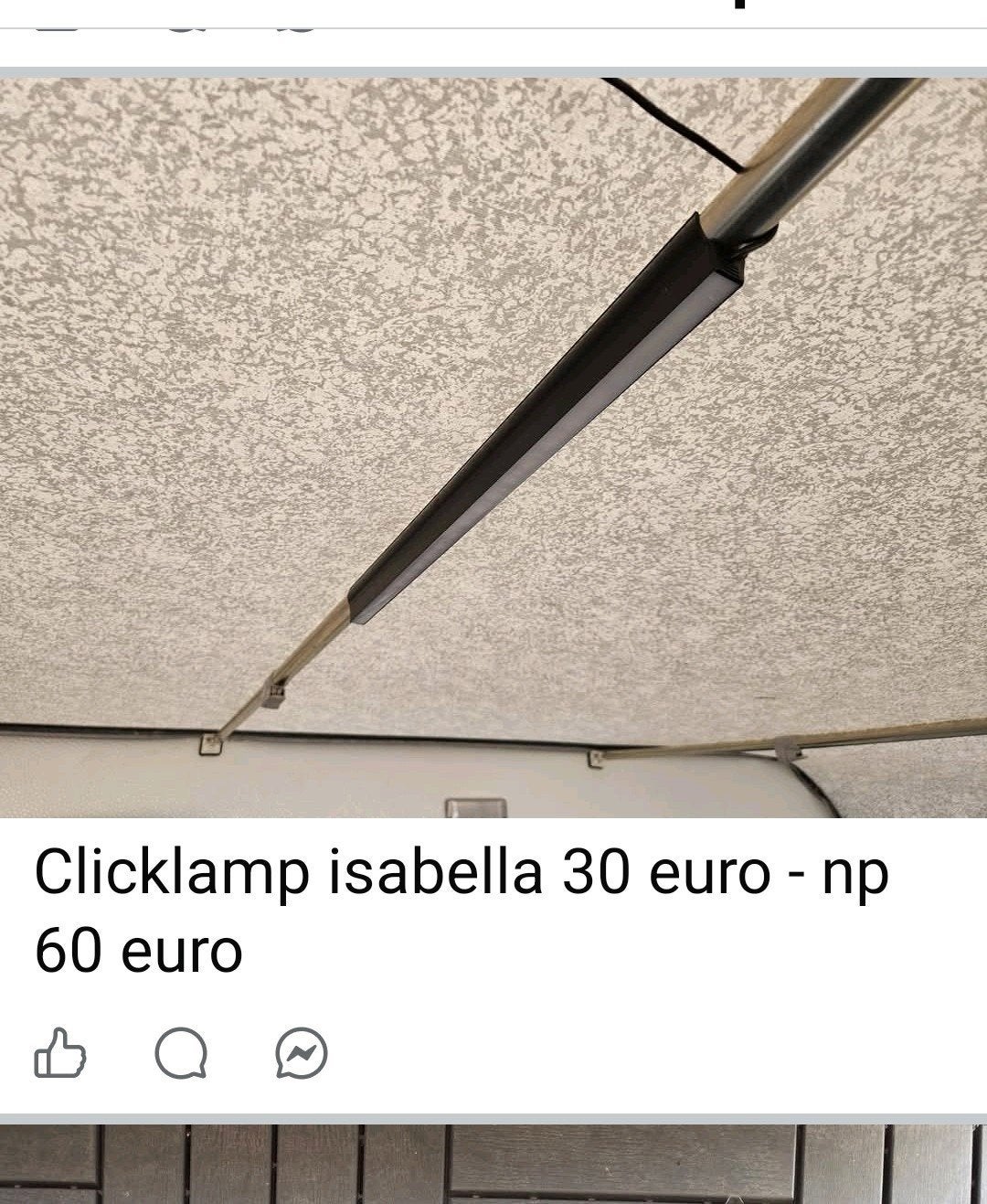 led tentlamp isabella, Caravans en Kamperen, Ophalen, Zo goed als nieuw