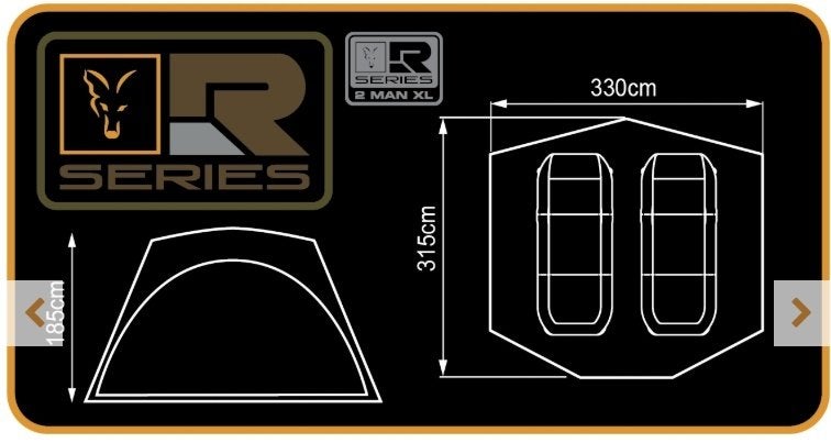 Fox R-Series 2-Person XL Bivvy, Sports nautiques & Bateaux, Enlèvement, Neuf, Autres types