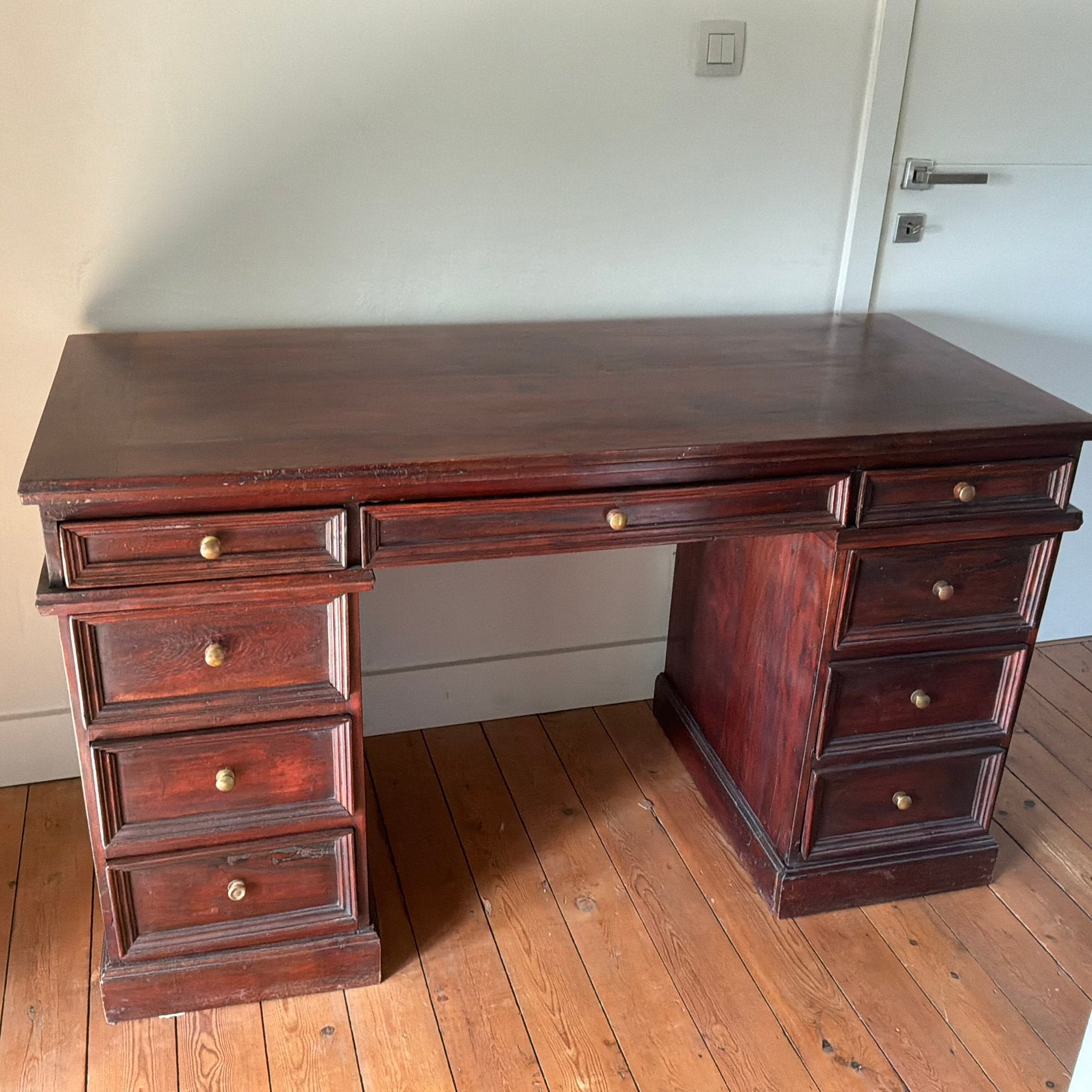 Vol houten bureau, Antiquités & Art, Enlèvement