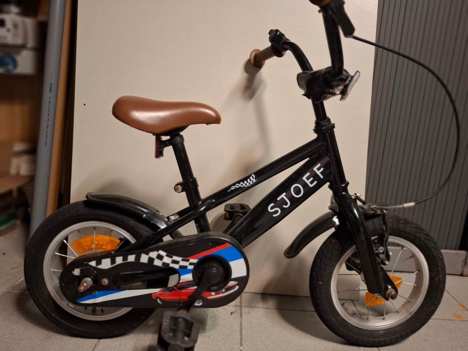 kinderfiets 12" (zijwieltjes ter beschikking), Fietsen en Brommers, Ophalen, Minder dan 16 inch, Sjoef, Zijwieltjes