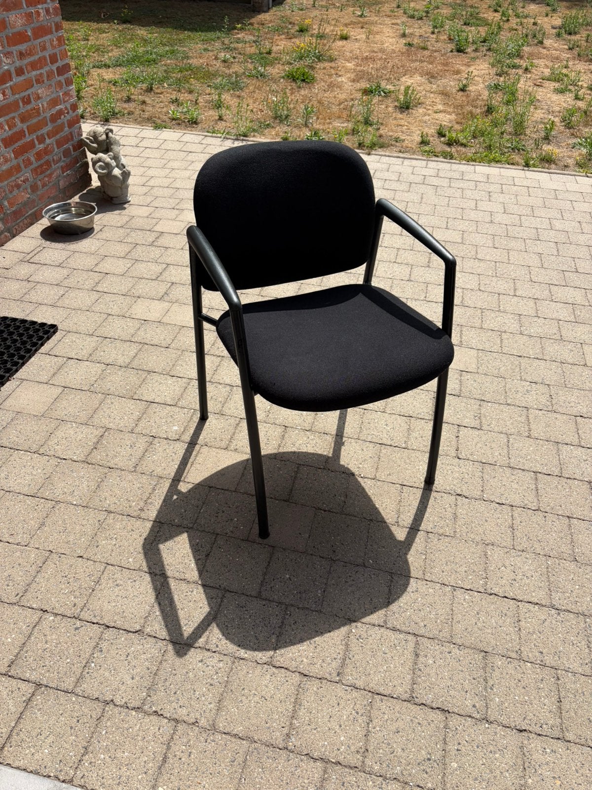 2 X Vergaderstoel., Huis en Inrichting, Stoelen, Ophalen, Gebruikt, Zwart