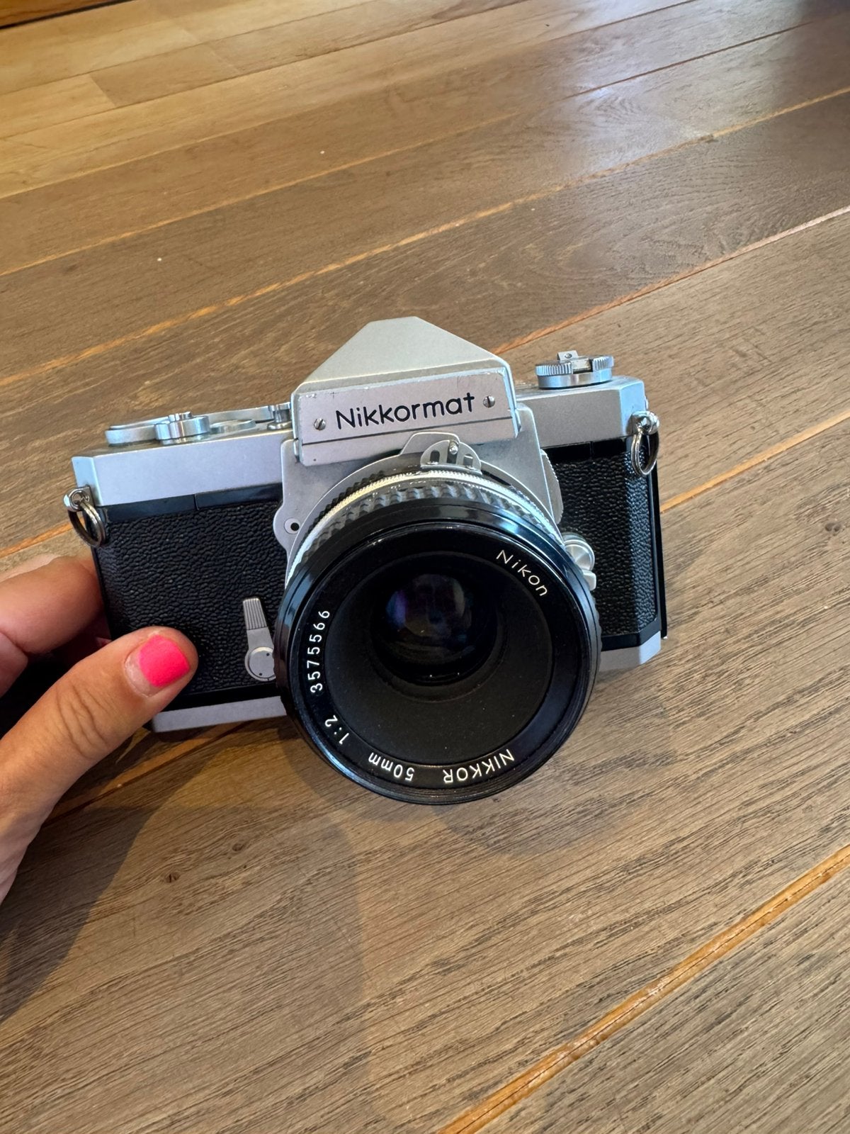 Nikon Nikkormat FT + objectif Nikkor-H Auto 50 mm f/2, Enlèvement ou Envoi, Utilisé, Nikon