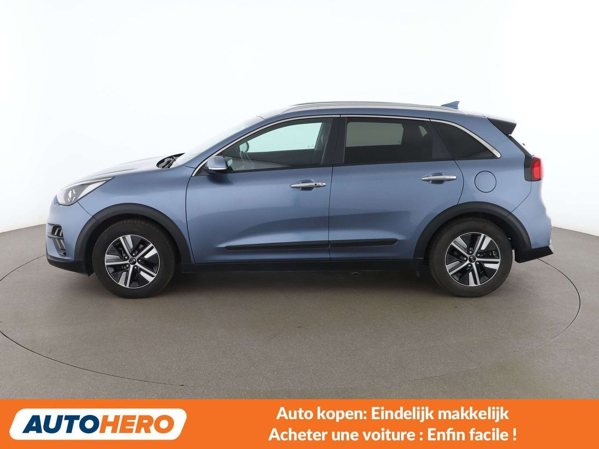 Kia Niro 1.6 Hybrid Motion (bj 2019, automaat), Auto's, Kia, Gebruikt, 1580 cc, Blauw, 5 zetels
