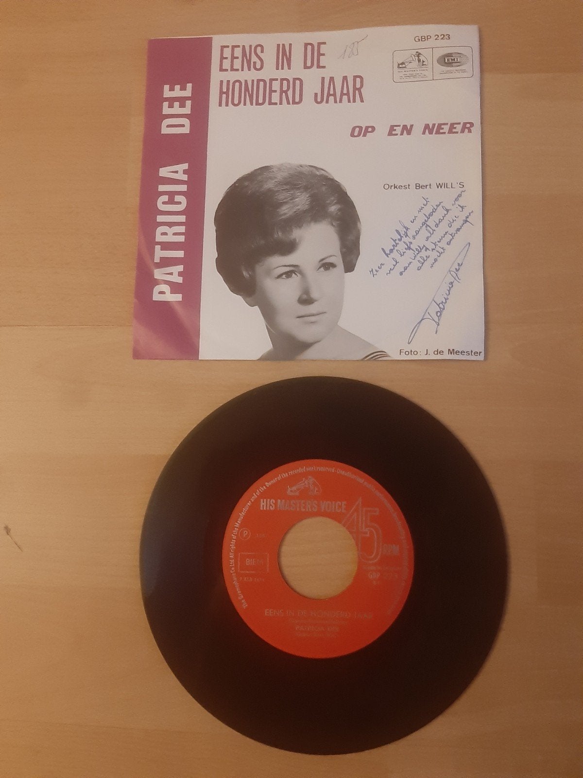 Patricia Dee - Eens In De Honderd Jaar !, Enlèvement ou Envoi, Comme neuf, 7 inch, En néerlandais