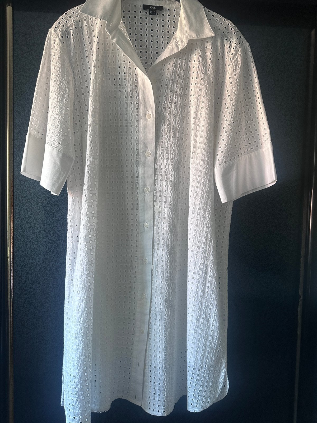 Witte jurk, Kleding | Dames, Jurken, Ophalen, Zo goed als nieuw, Maat 38/40 (M)
