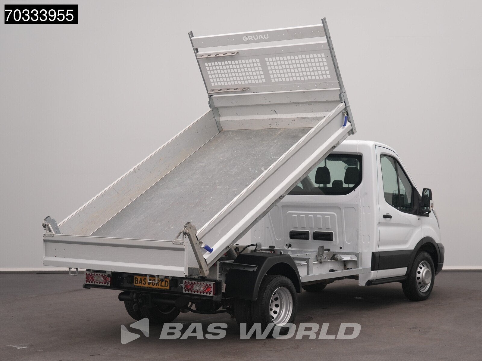 Ford Transit 170pk Kipper Dubbellucht 3,5t Trekhaak Airco Ca, Start-stop-systeem, Stof, Euro 6, 4 cilinders