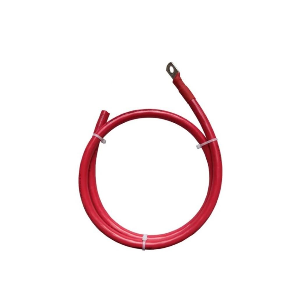 Accu kabel 6mm met kabeloog ROOD, Ophalen of Verzenden, Nieuw, Rood