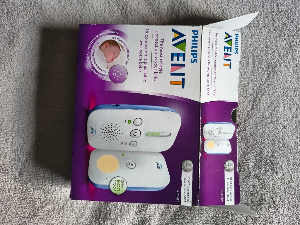 Babyfoon Philips Dect SDC501, Enfants & Bébés, Enlèvement ou Envoi, Comme neuf, Moins de 100 mètres