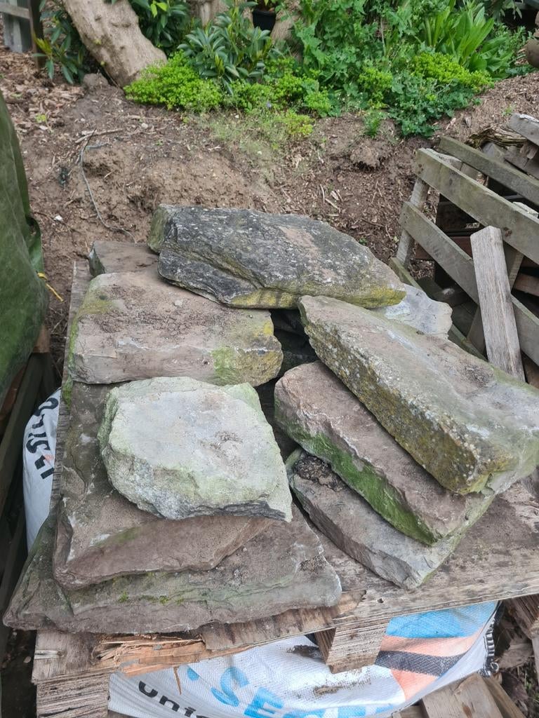 Grote natuurstenen, Tuin en Terras, Ophalen